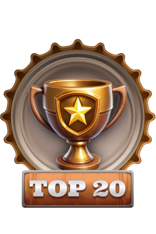 In de TOP 20 eindigen in een toernooi